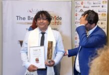 Poet Ahmed Kaysher received the Pride of Bengal Award at the British Parliament